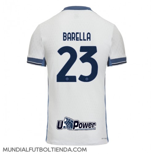 Camiseta Inter Milan Nicolo Barella #23 Segunda Equipación Replica 2024-25 mangas cortas